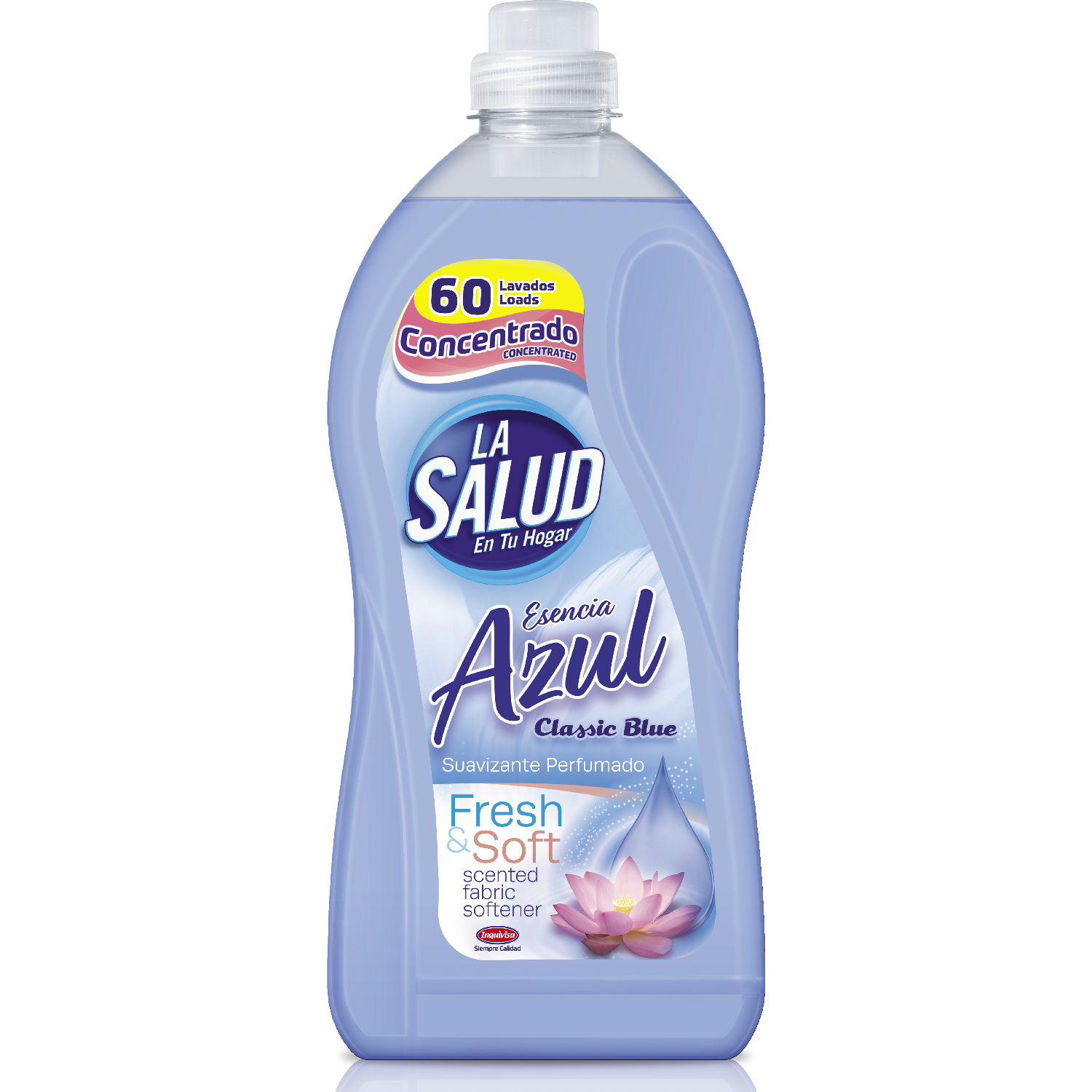SUAVIZANTE LA SALUD CONC AZUL 60 LVD. 1.