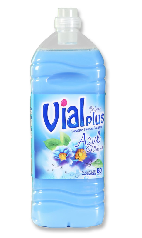 SUAVIZANTE VIALPLUS AZUL 80 LAVADOS