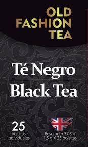 TE OLD FASHION TE NEGRO 25 UNID.