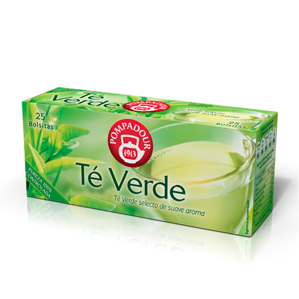 TE POMPADOUR VERDE 25 BOLSITAS