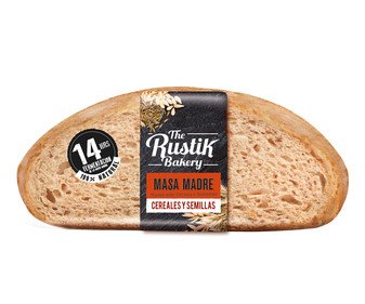 THE RUSTIK BAKERY CON MASA MADRE Y CEREALES 450 GRS