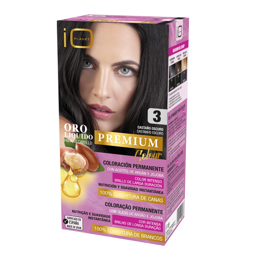TINTE IO PLANET CASTAÑO OSCURO Nº3