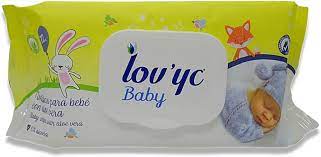 TOALLITAS HUMEDAS LOV`YC CON ALOE VERA 72 UD.