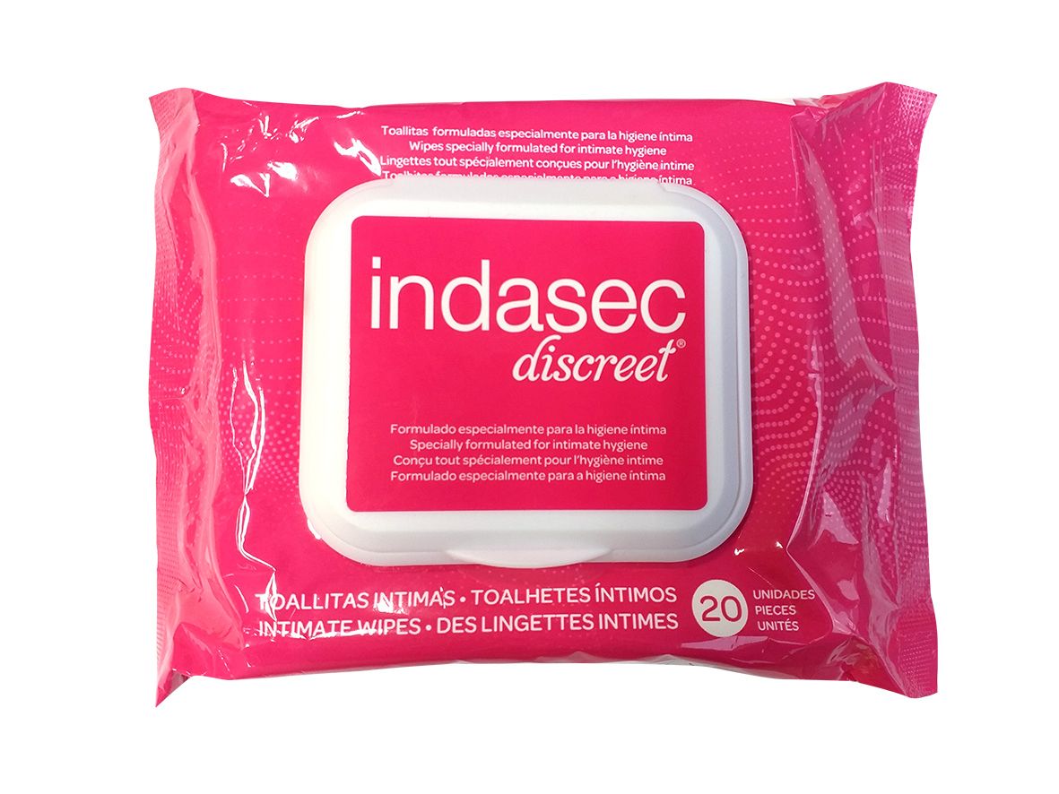 TOALLITAS INTIMAS INDASEC 20UNI