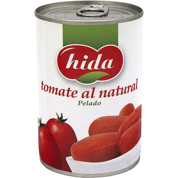 TOMATE ENTERO AL NATURAL PERA HIDA 390GR