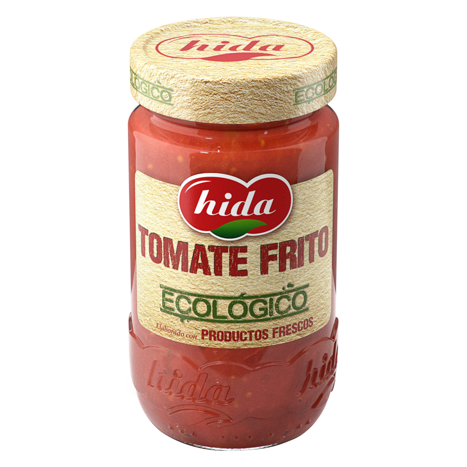 TOMATE FRITO ECOLÓGICO CRISTAL HIDA 350GR