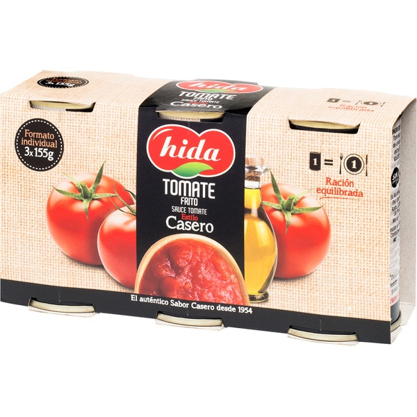 TOMATE FRITO HIDA 155 GRS. PK-3