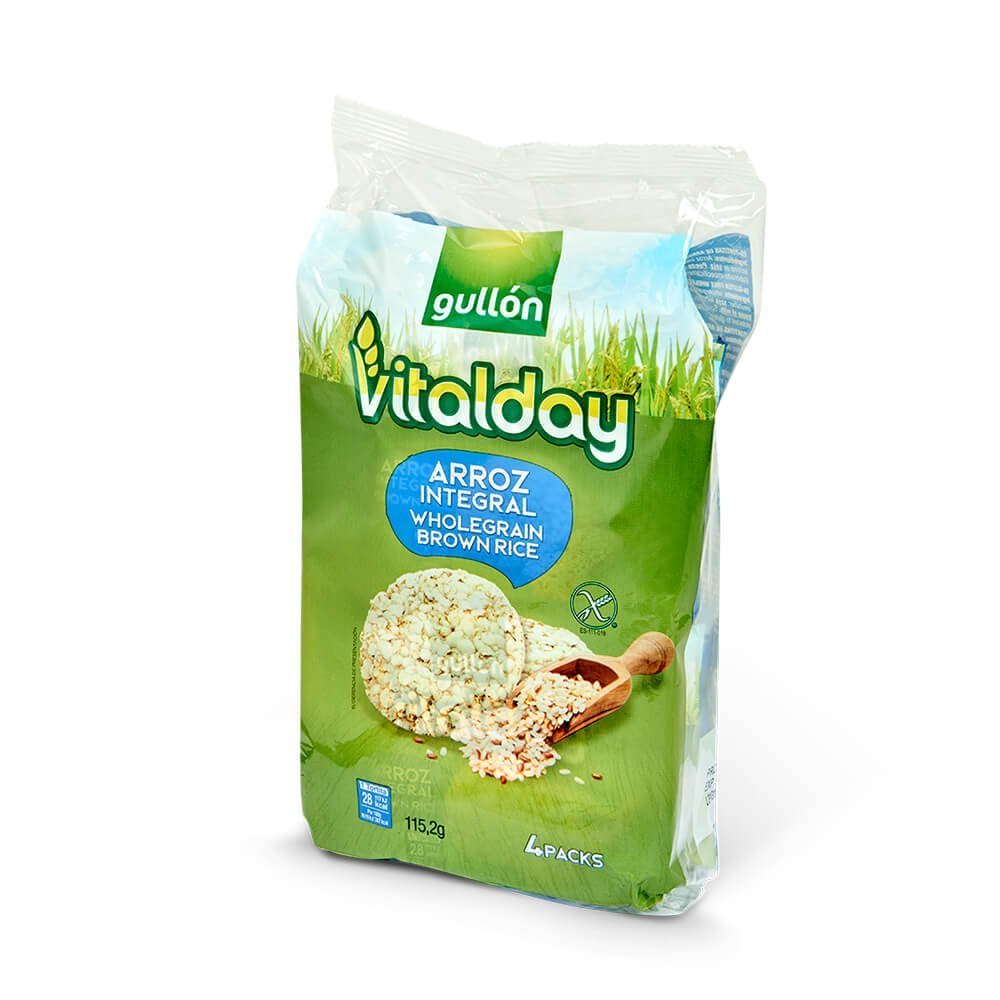 TOSTITAS DE ARROZ INTEGRAL VITALDAY 105GR