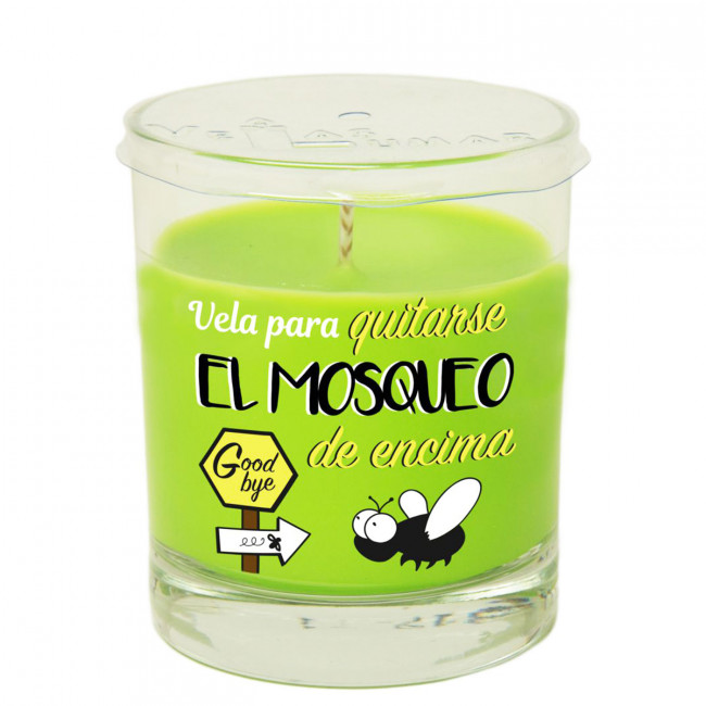 VELA VASO PERFUMADA GOODBYE MOSCAS