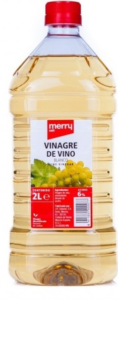 VINAGRE MERRY VINO BLANCO 2LT