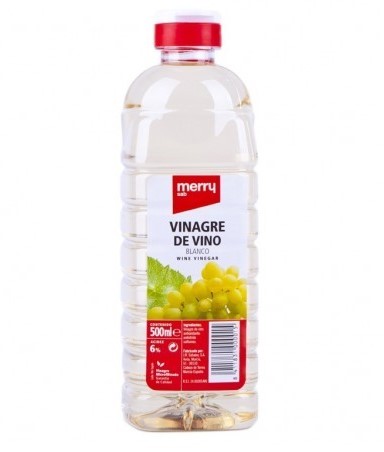 VINAGRE MERRY VINO BLANCO 500ML