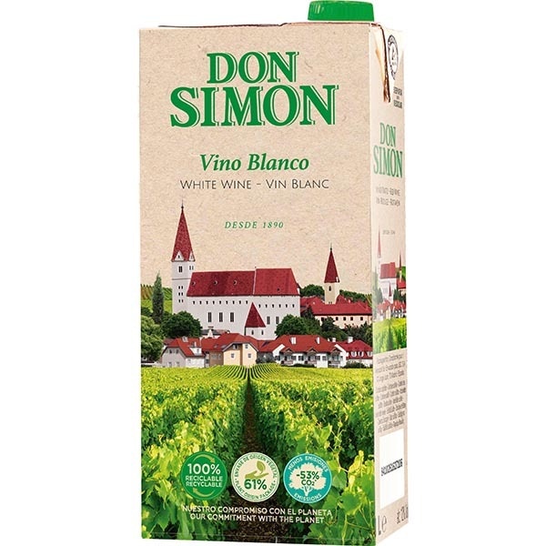 VINO DON SIMON BLANCO 1LT