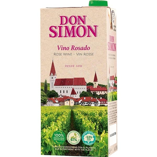 VINO DON SIMON ROSADO 1LT