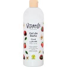 VITARELLE GEL BAÑO FRESA Y JAZMIN 750 ML