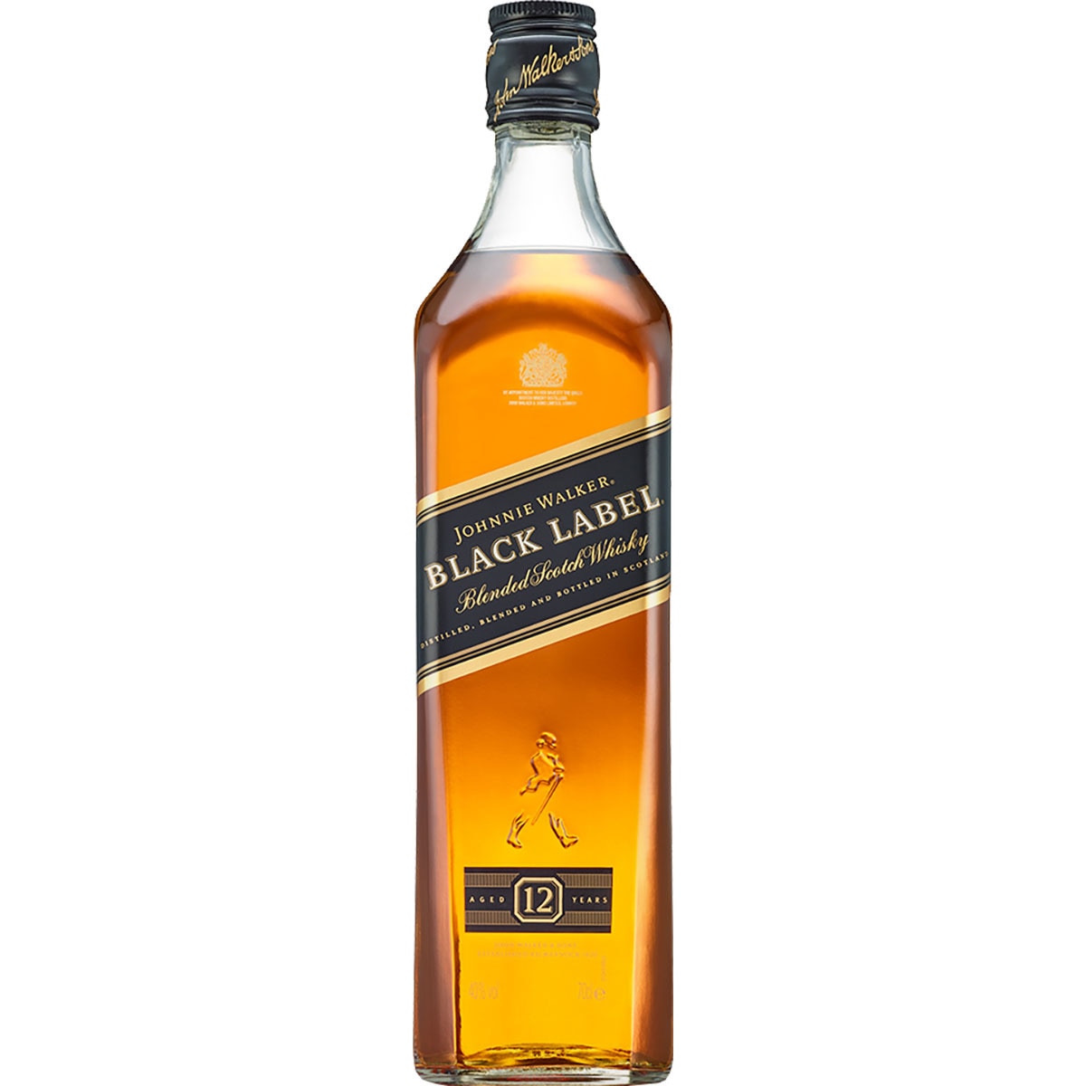 WHISKY JOHNNIE WALKER BLACK LABEL 12 AÑOS 700ML
