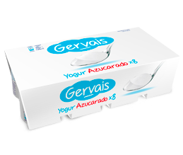 YOGUR GERVAIS NATURAL AZUCARADO PK-8 120GRS