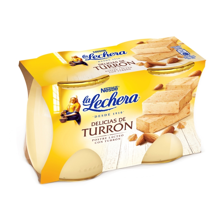 YOGUR LA LECHERA DELICIAS DE TURRON PK-2 125GRS