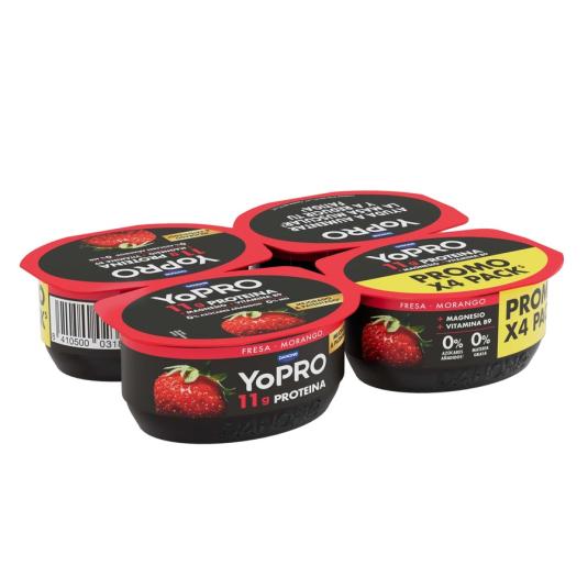 YOPRO FRESA-MORANGO X4