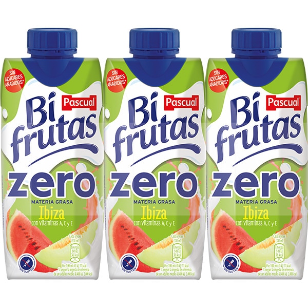 ZUMO BIFRUTAS LECHE+ZUMO PARAISO  PK-3 330ML