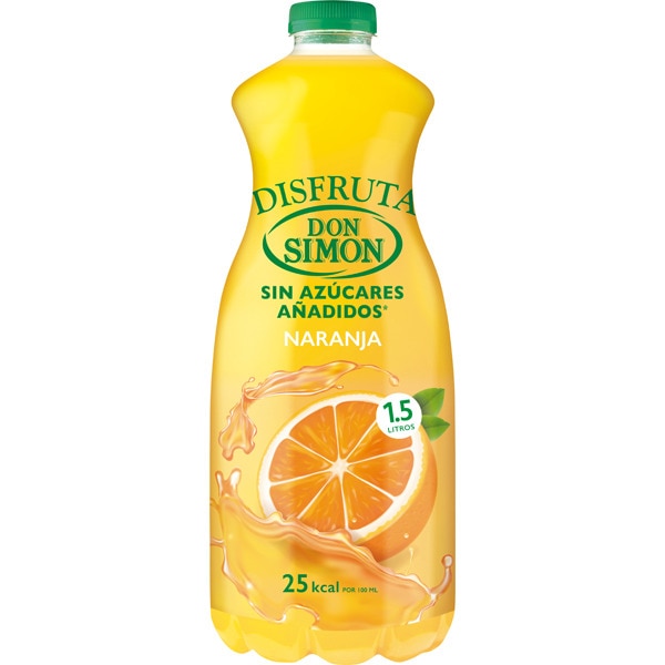ZUMO D.SIMON S/AZ. NARANJA BTLLA.1.5 LT